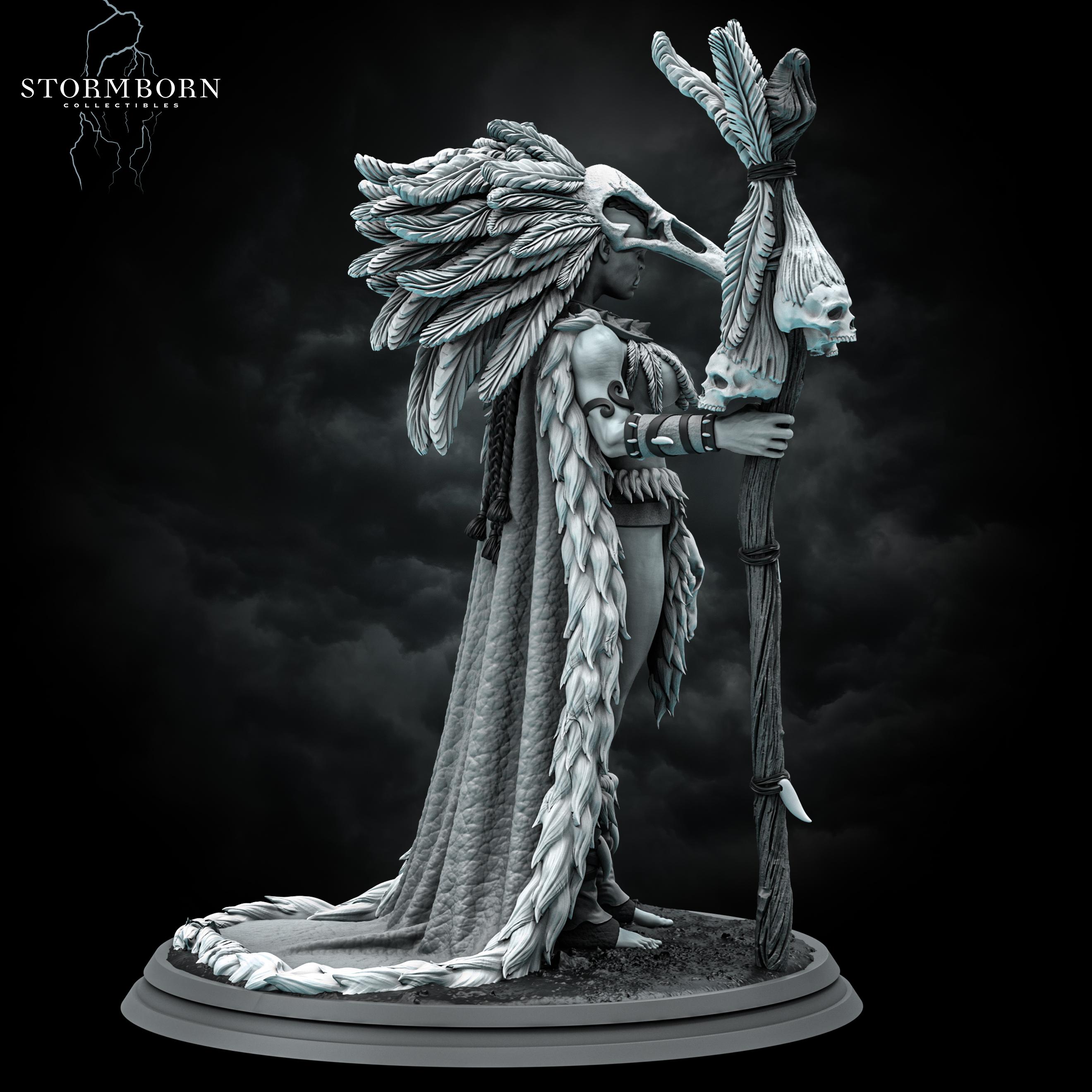 (75mm) Lagath, the Seer 3d model