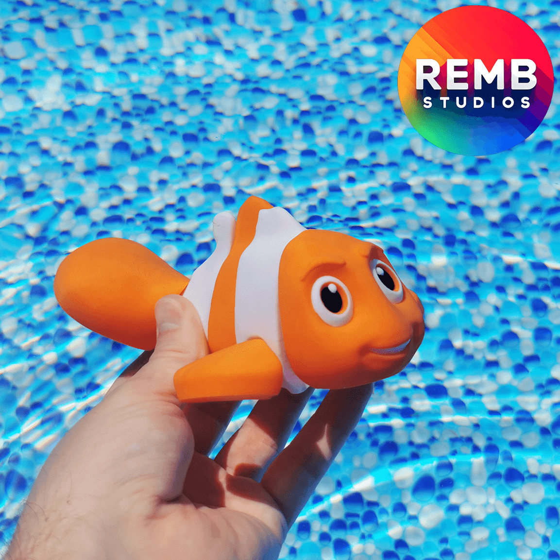 Flexi Clownfish | Articulated Clownfish 3d model