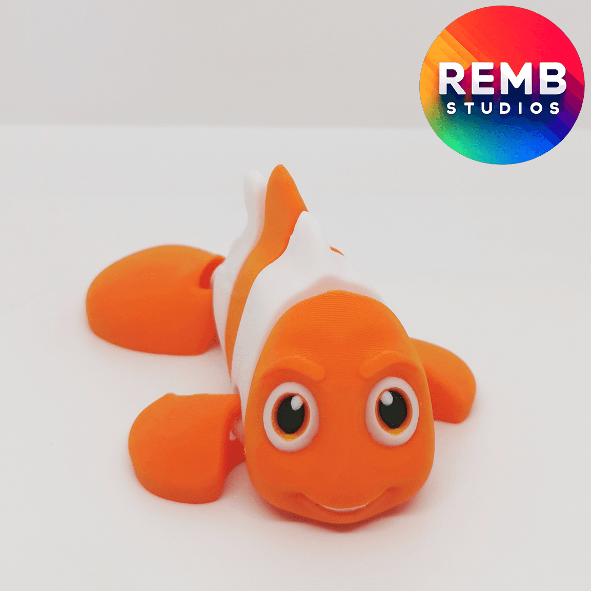 Flexi Clownfish | Articulated Clownfish 3d model