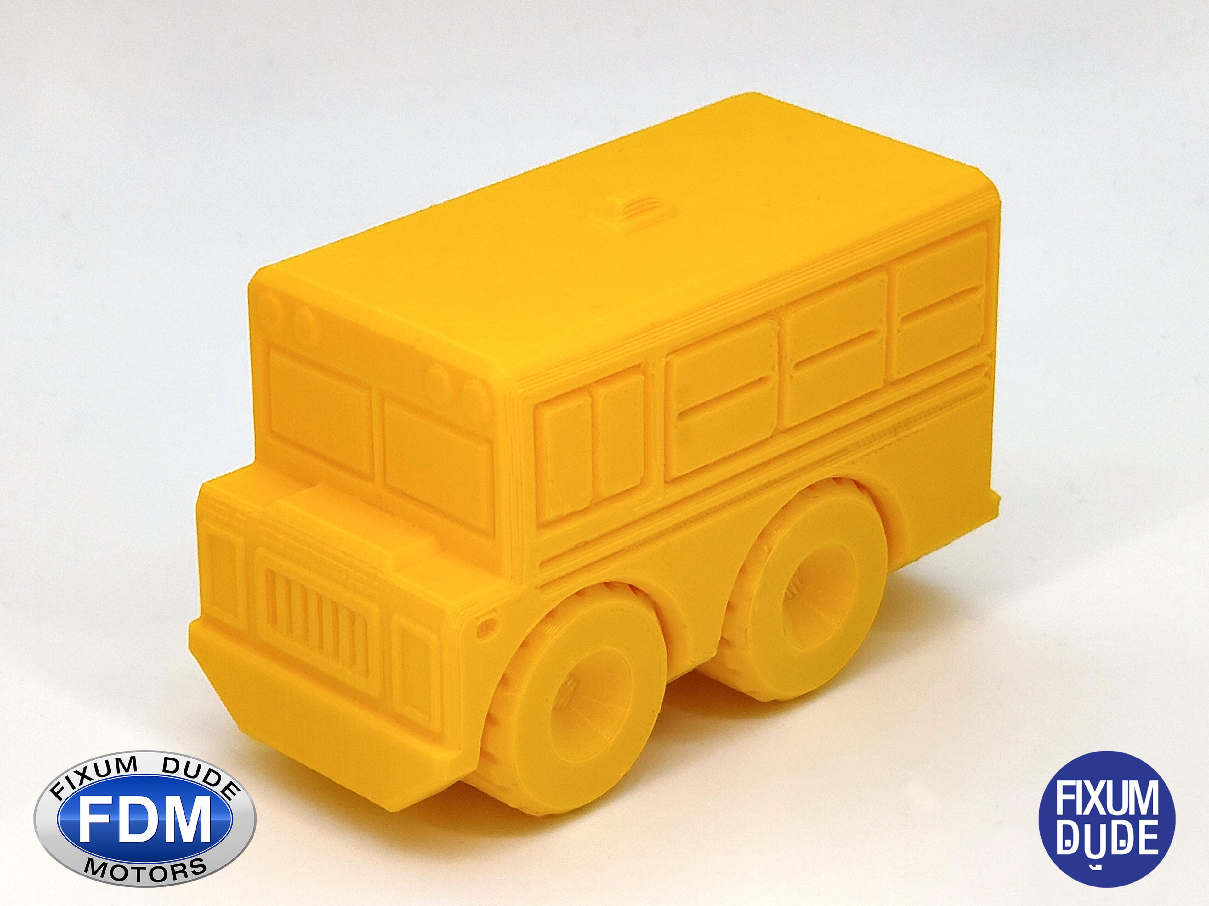Fixum Dude Motors PIP School Bus 3d model