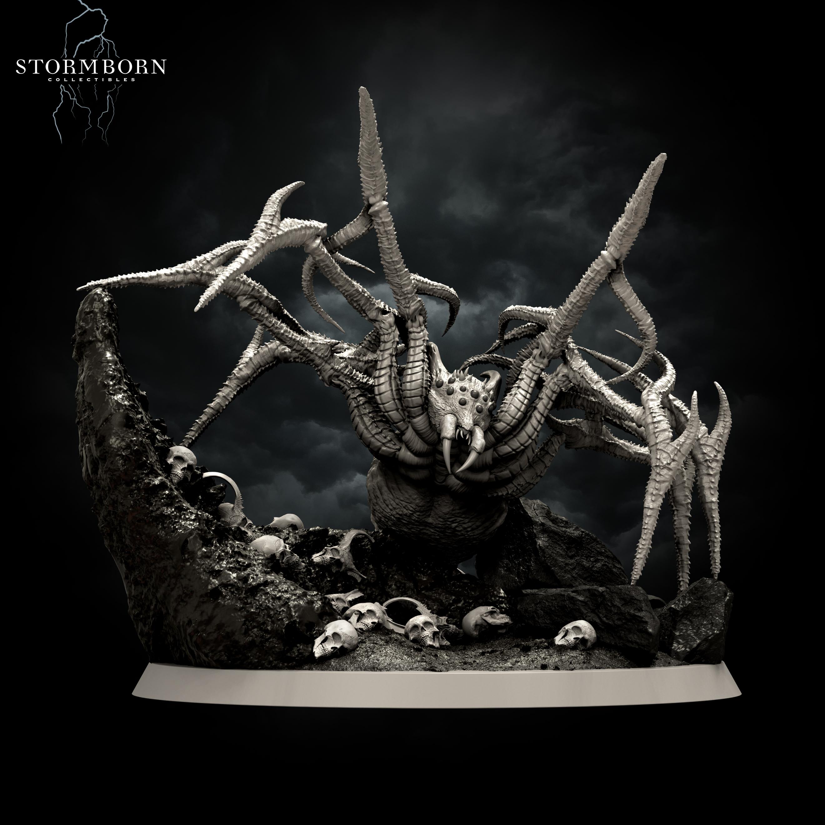 (32mm) Grimfang, Weaver of Nightmares 3d model