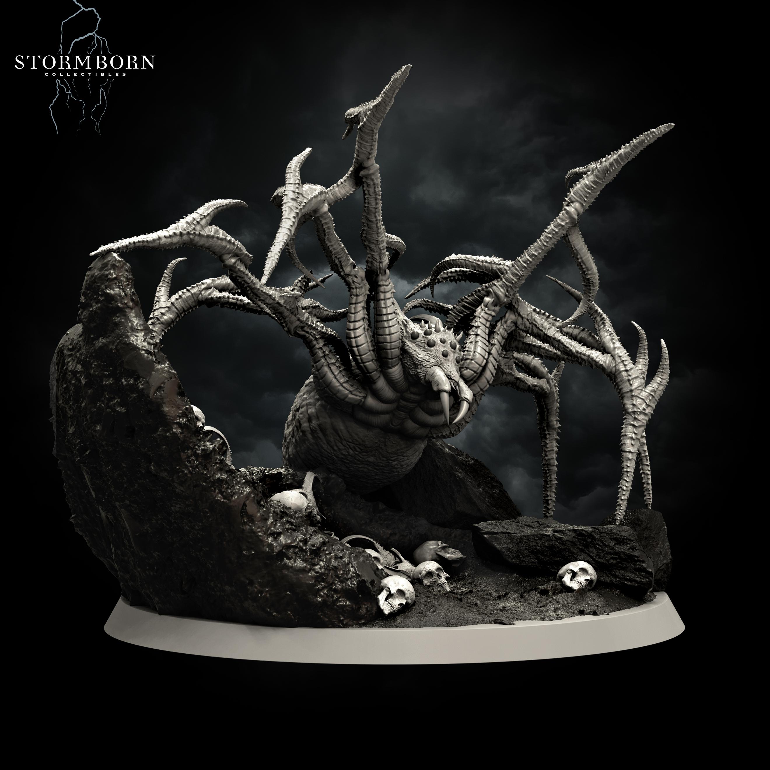 (32mm) Grimfang, Weaver of Nightmares 3d model