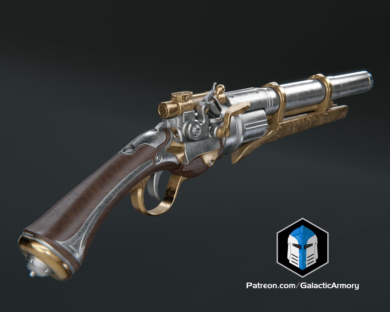 Flintlock Blaster - 3D Print Files 3d model