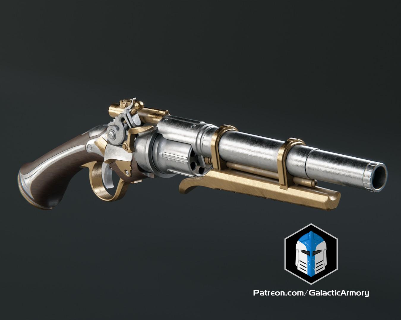 Flintlock Blaster - 3D Print Files 3d model