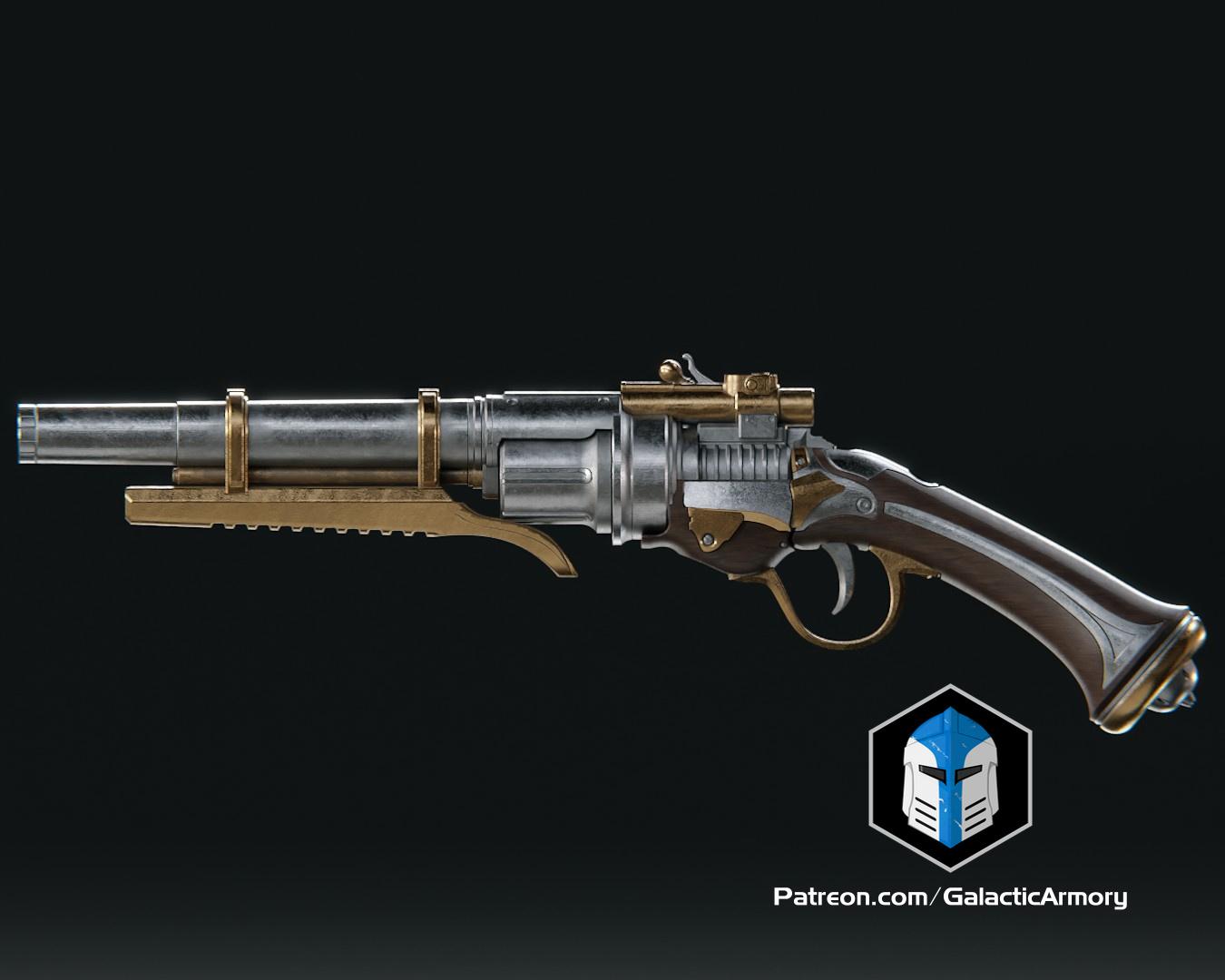 Flintlock Blaster - 3D Print Files 3d model