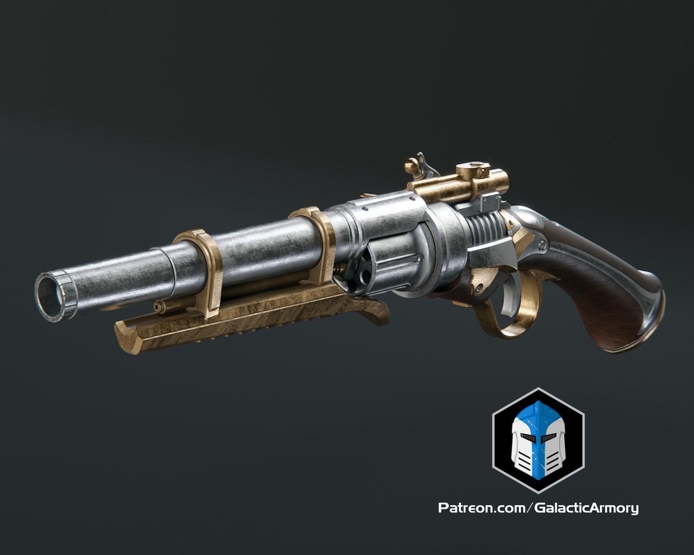 Flintlock Blaster - 3D Print Files 3d model