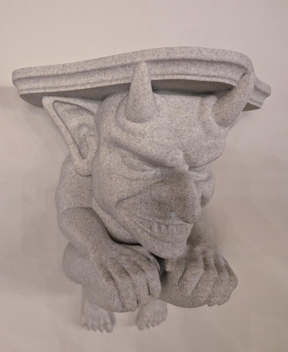 Gargoyle Shelf / 3MF Included / No Supports 3d model