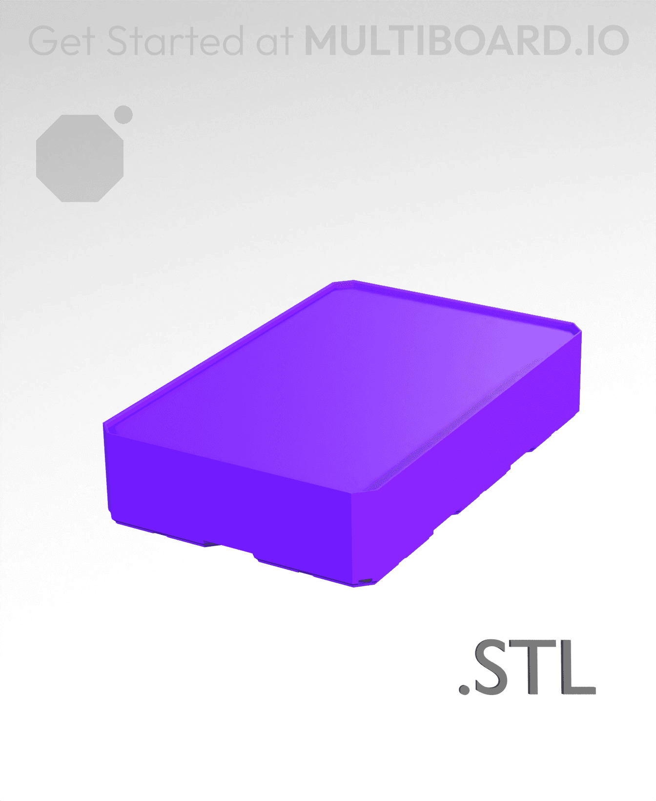 2x3x0·75 - Multibin Insert - STL Remixing File 3d model