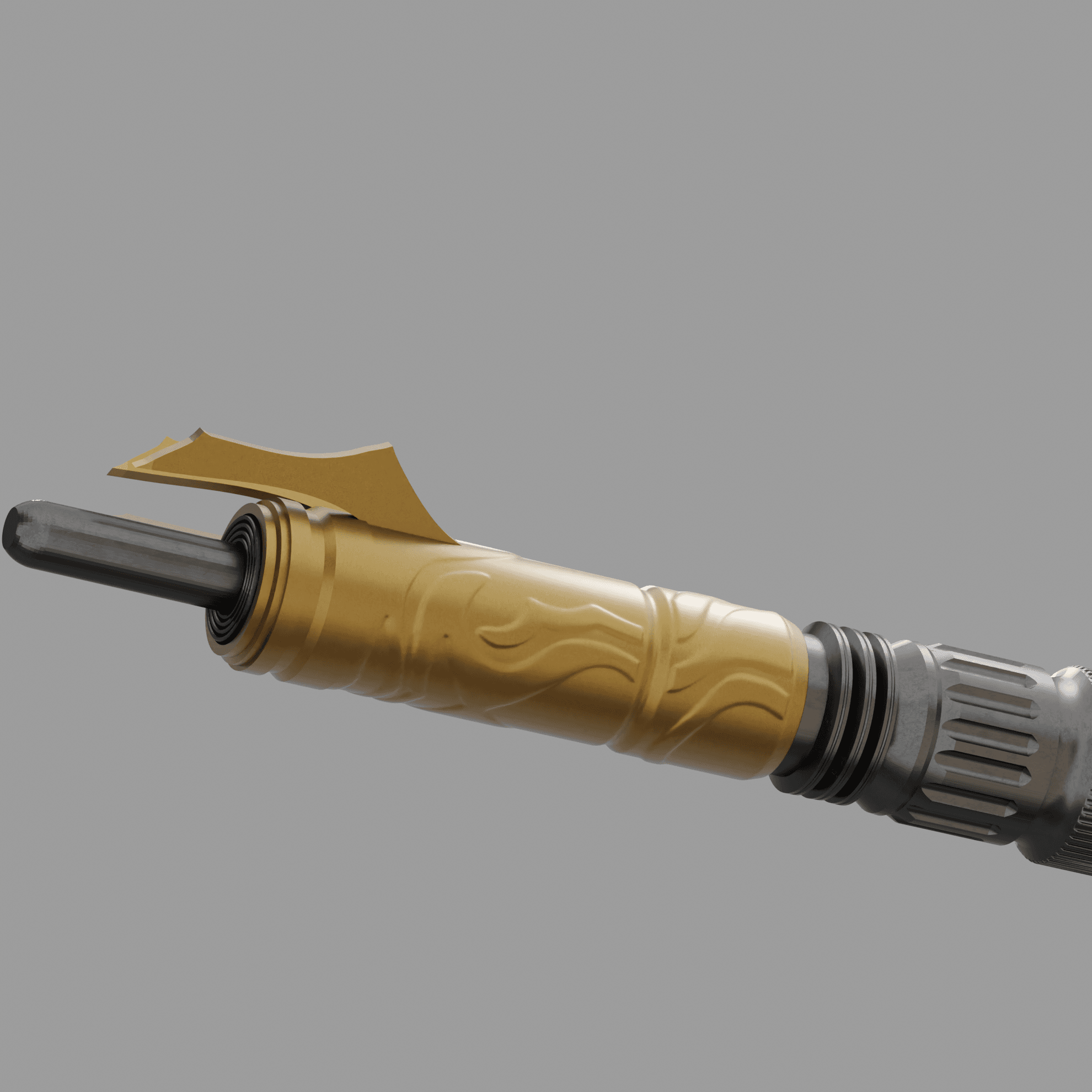 Print in Place Collapsible Jedi Lightsaber Concept 11 3d model