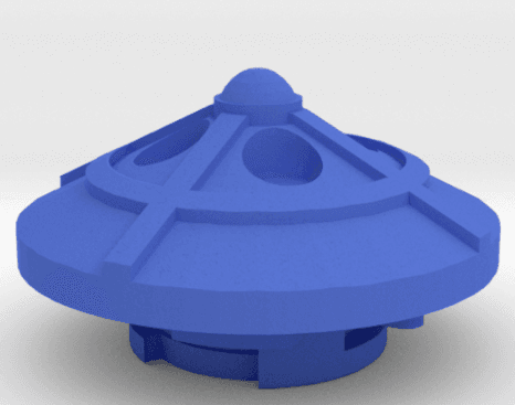 BEYBLADE FLIPPER | COMPLETE | BEIGOMA BATTLE SERIES 3d model