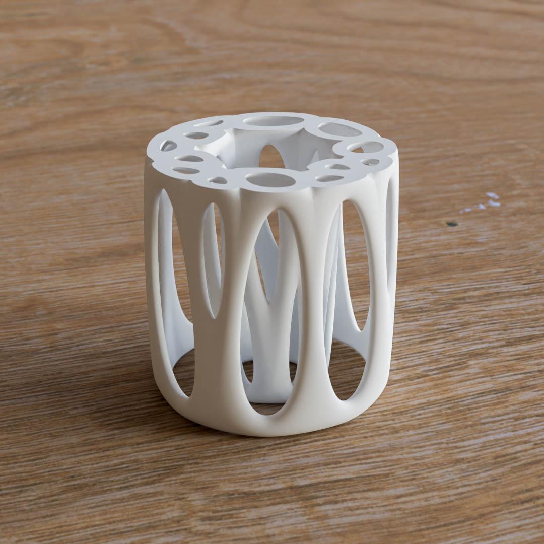 Voronoi Cylinder 3d model