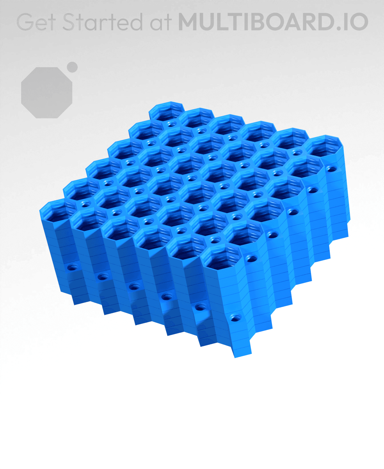 6x6 Multiboard Starter Stack 3d model