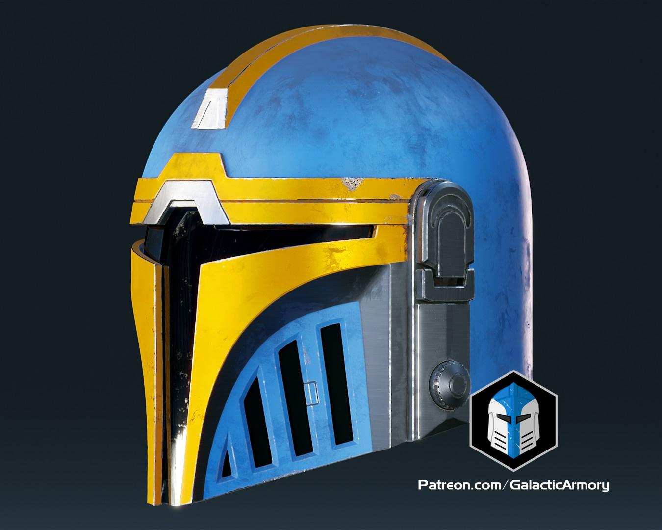 Aran Tal Mandalorian Helmet - 3D Print Files 3d model