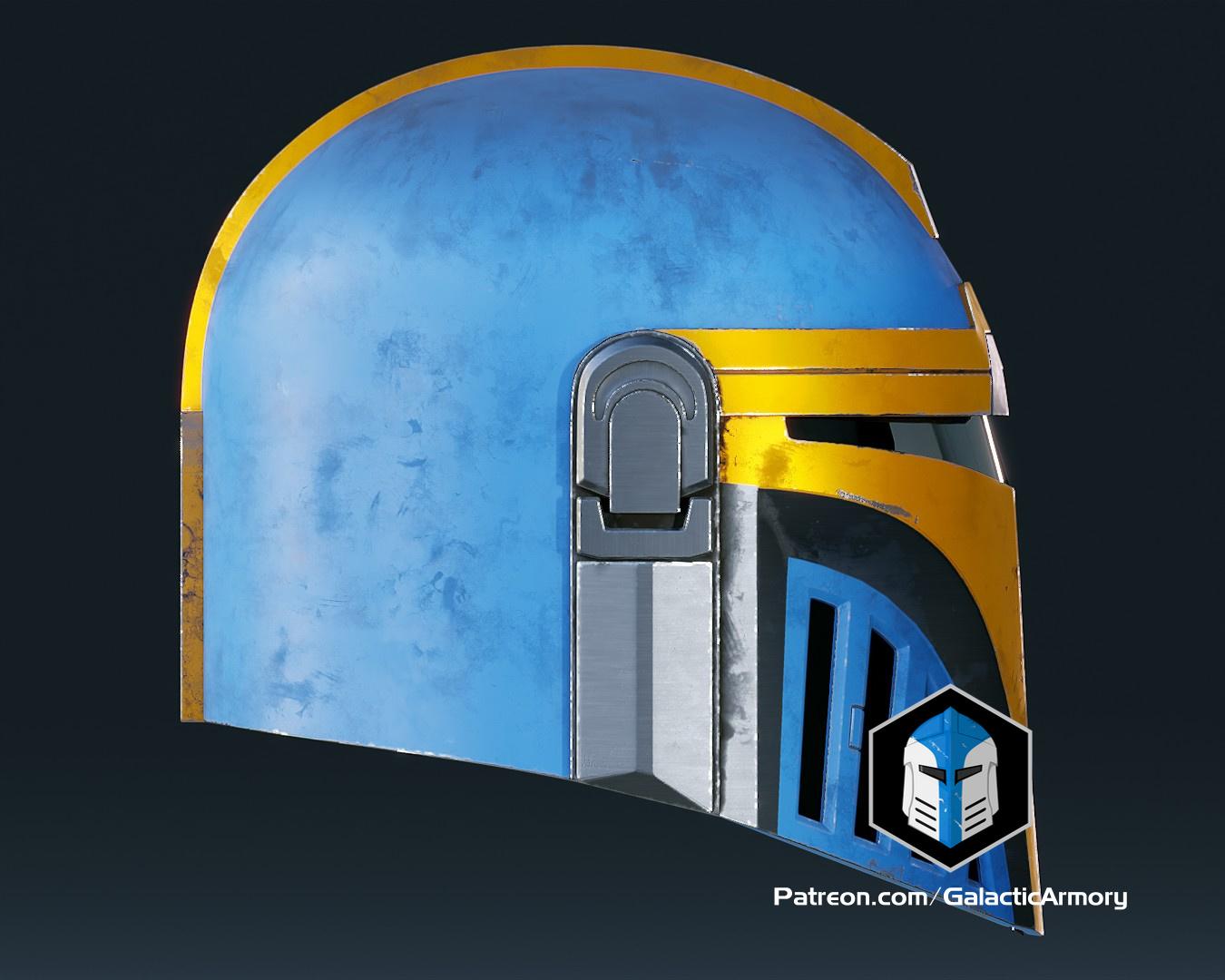 Aran Tal Mandalorian Helmet - 3D Print Files 3d model