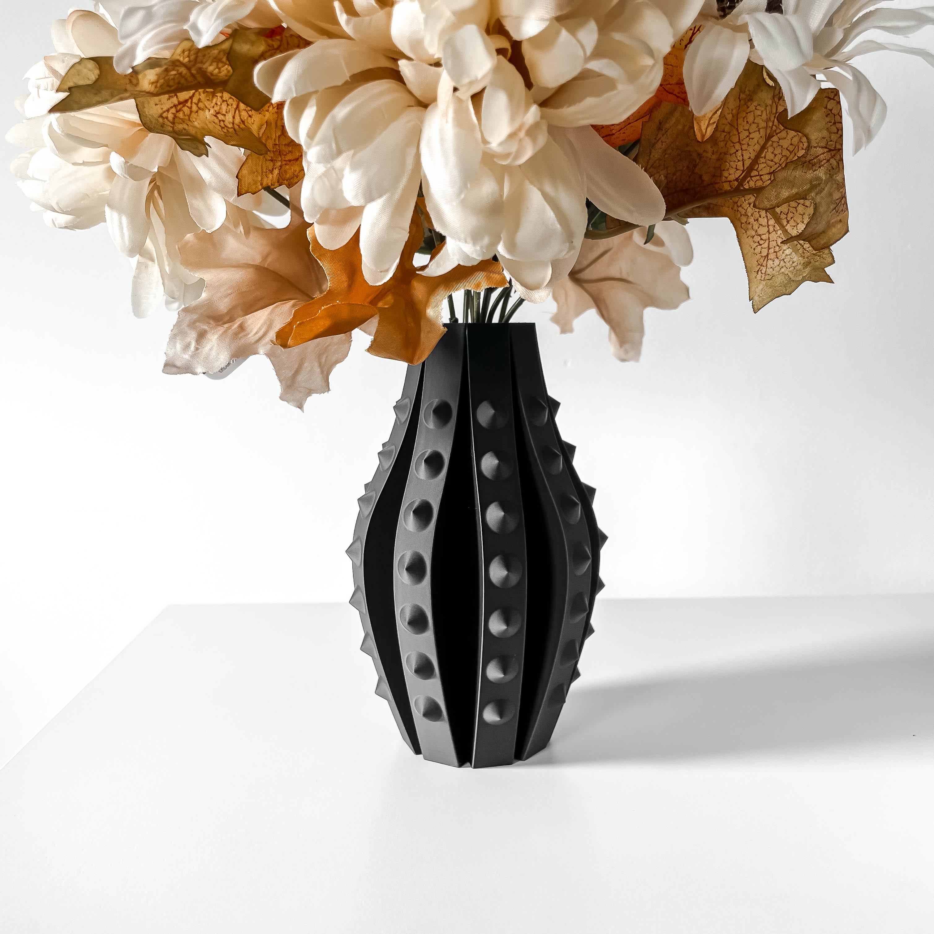 The Kinde Vase, Modern and Unique Home Decor for Dried and Preserved Flower Arrangement  | STL File 3d model