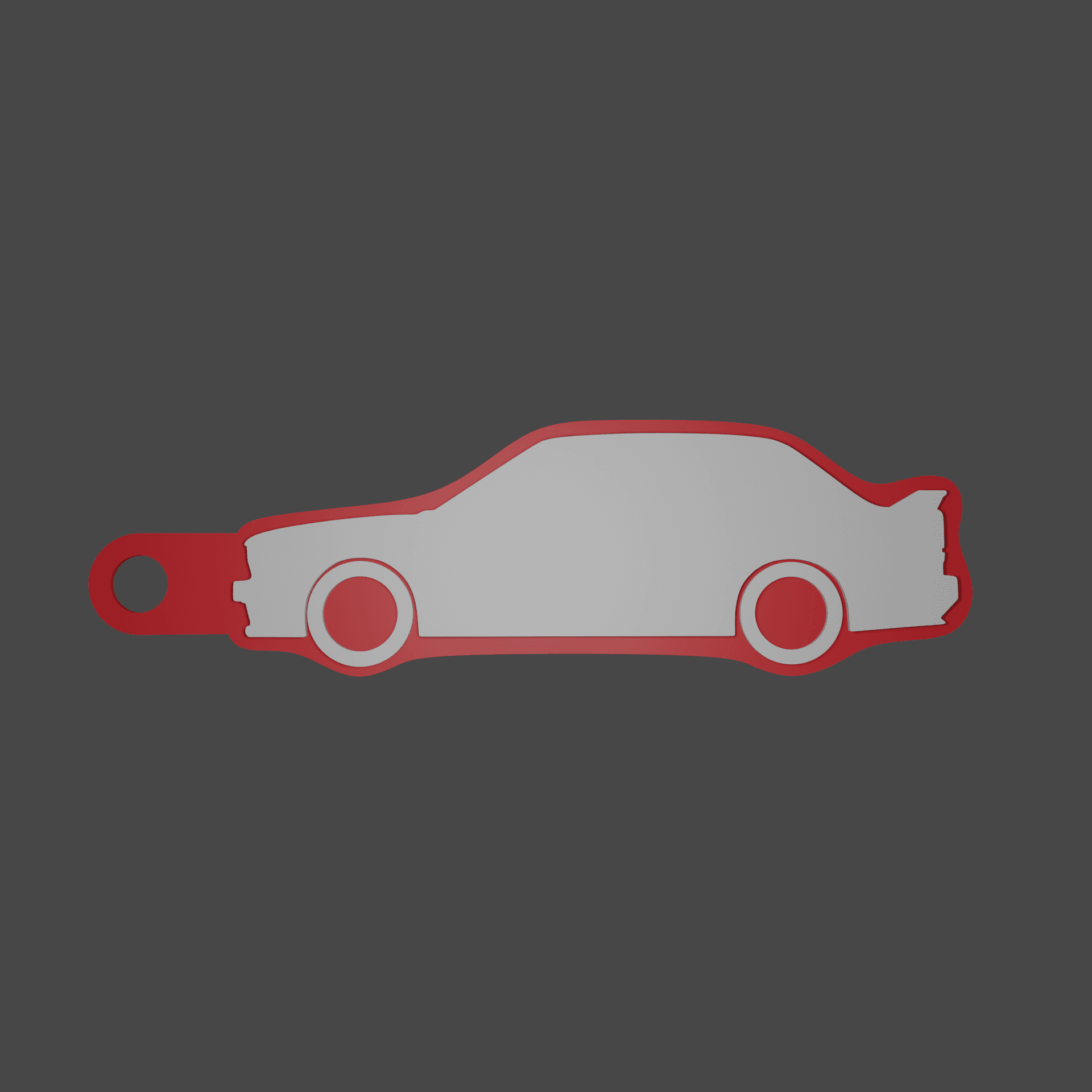 BMW M3 (1980s) Keychain 3d model