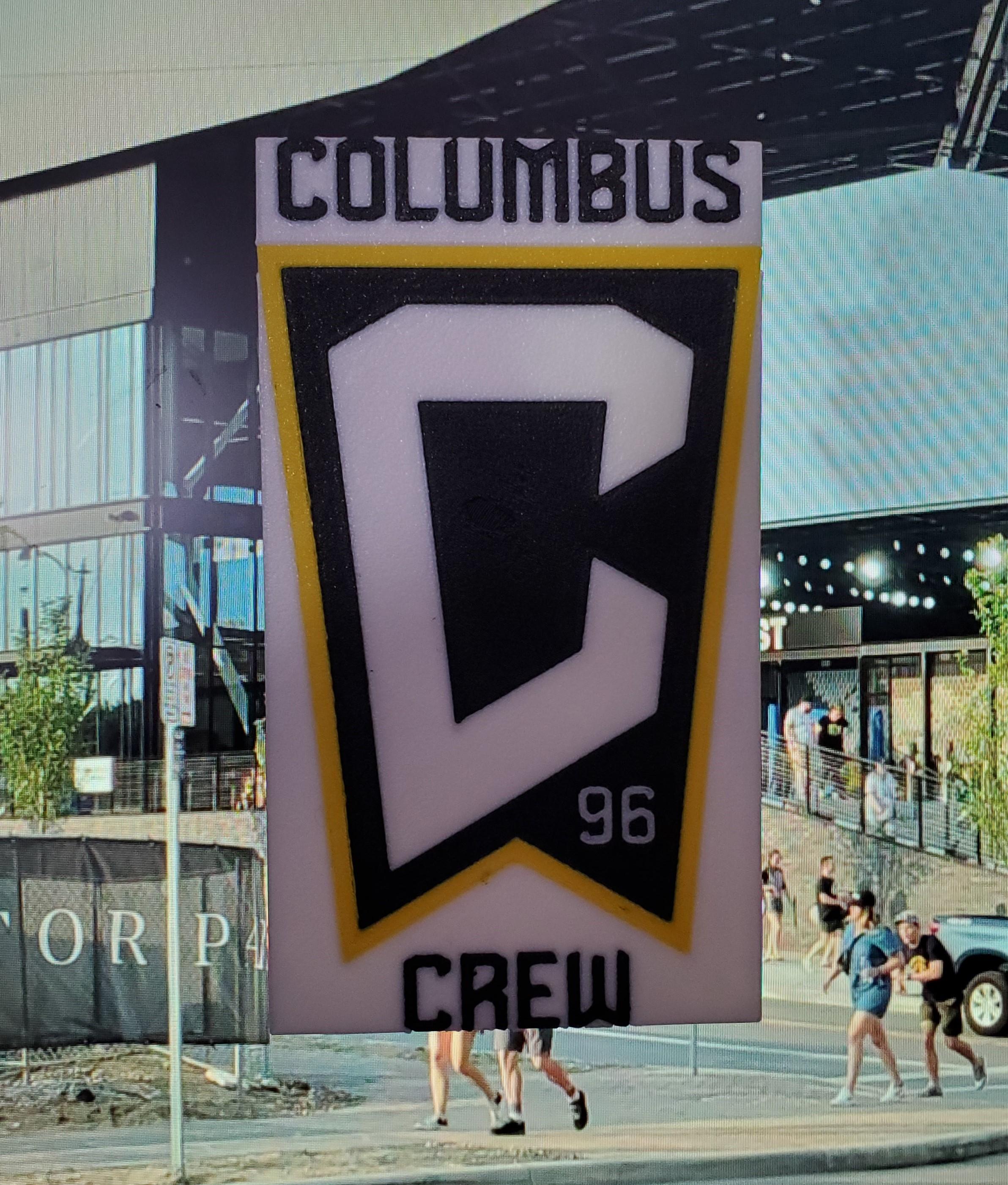 AMS / MMU Columbus Crew coaster or plaque 3d model