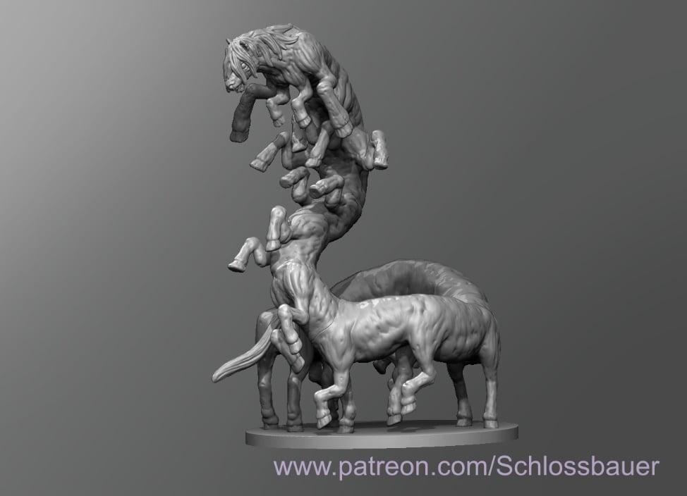 Mutated Horse 3d model