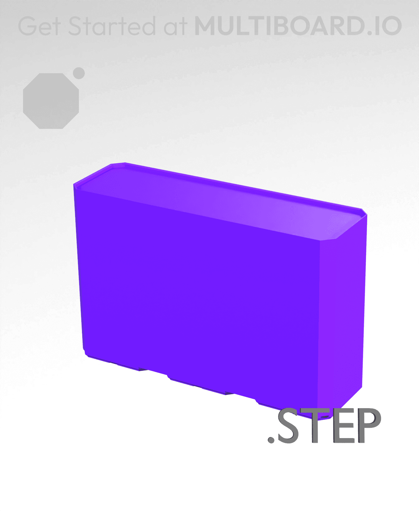 3x1x2 - Multibin Insert - STEP Remixing File 3d model