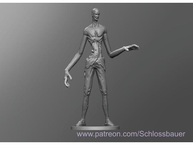 Long Zombie 3d model