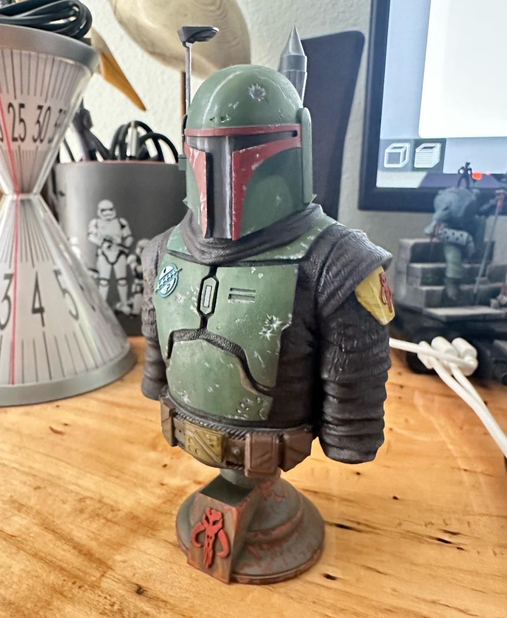 Boba Fett Bust (Pre-Supported) 3d model