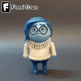 Flexi Print-in-Place Sadness  3d model