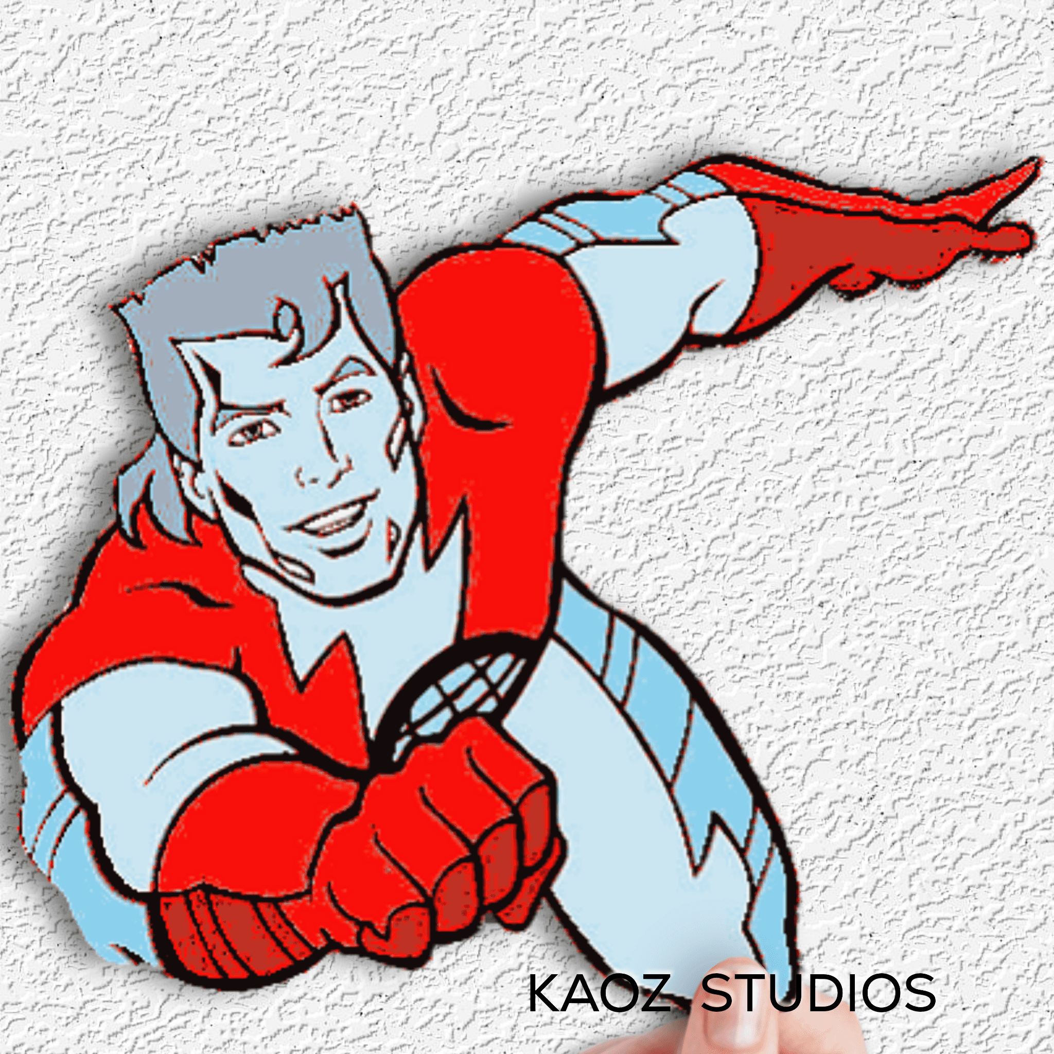 captain planet hueforge easy print superhero fanart 3d model