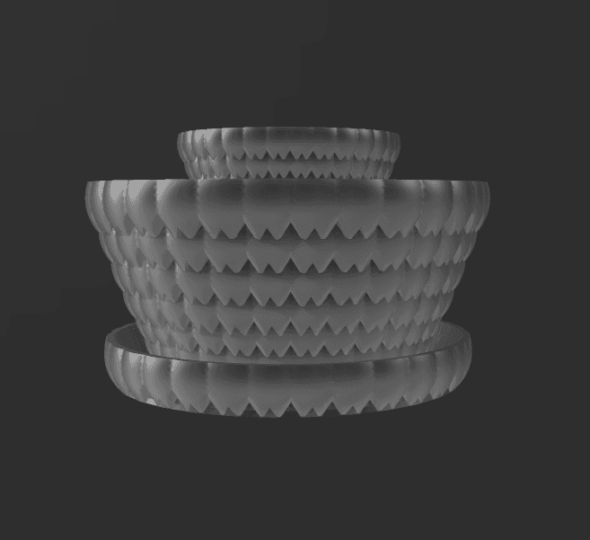 planter two tier support free 3d model