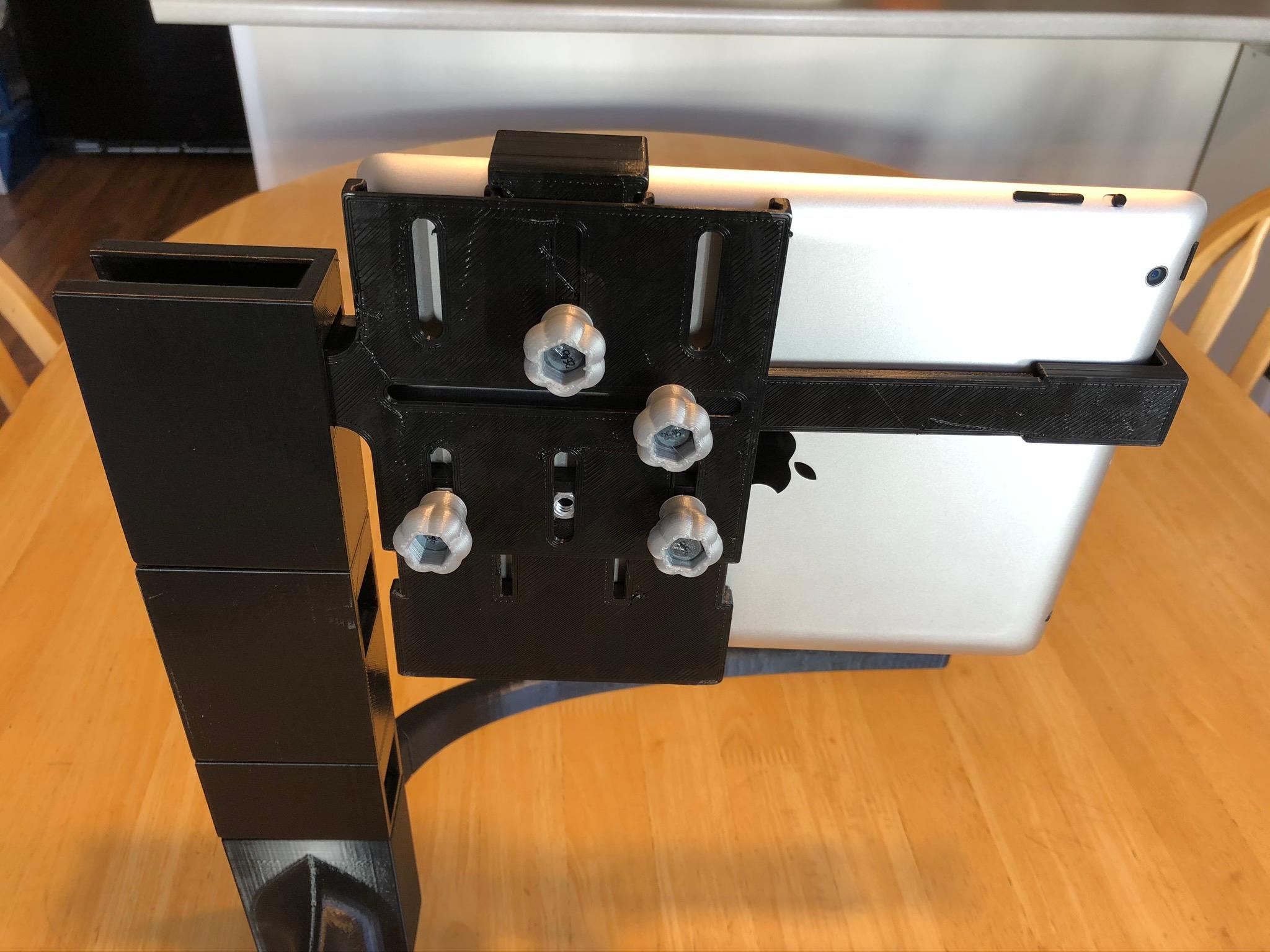 Modular Holder for Phone or Tablet Document Camera 3d model