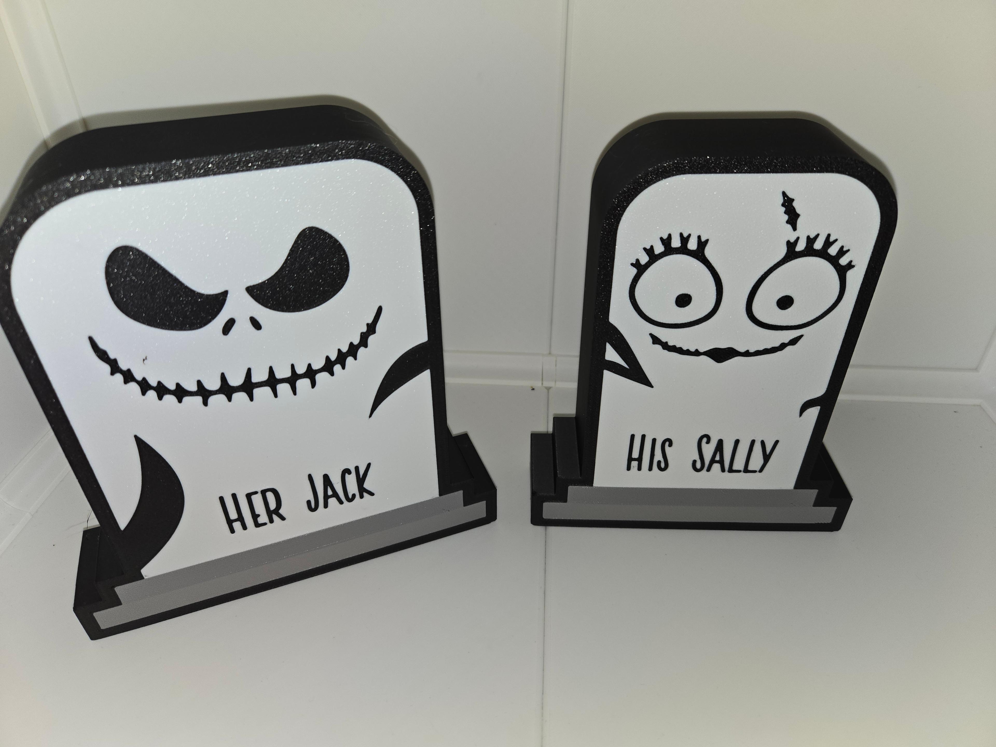 Jack and Sally Lightboxes 3d model