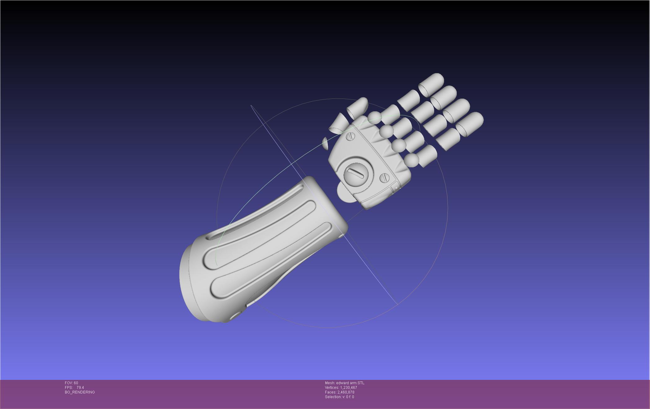 Fullmetal Alchemist Edward Arm Cover 3d model