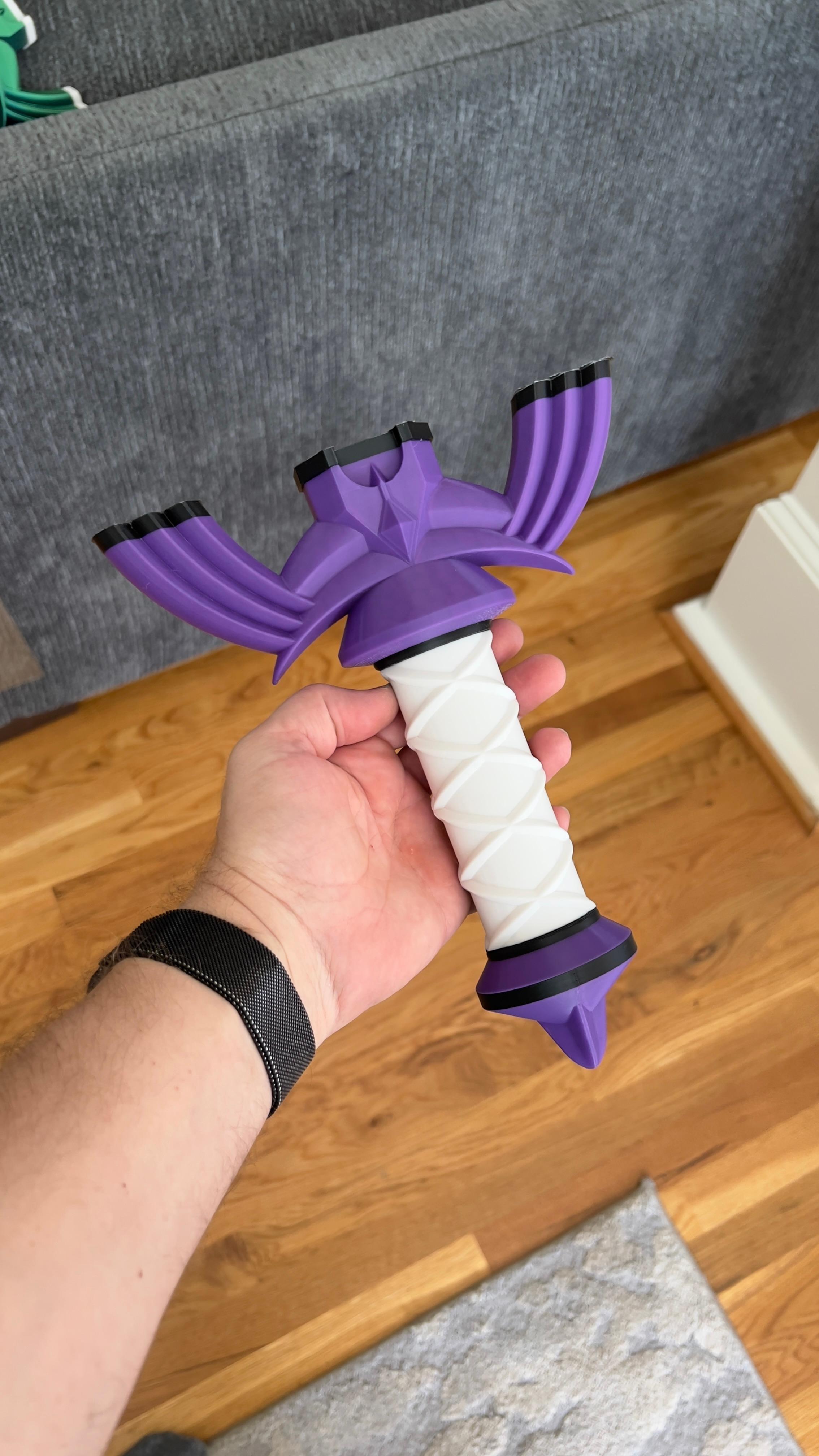 Collapsing Master Sword with Replaceable Blade 3d model