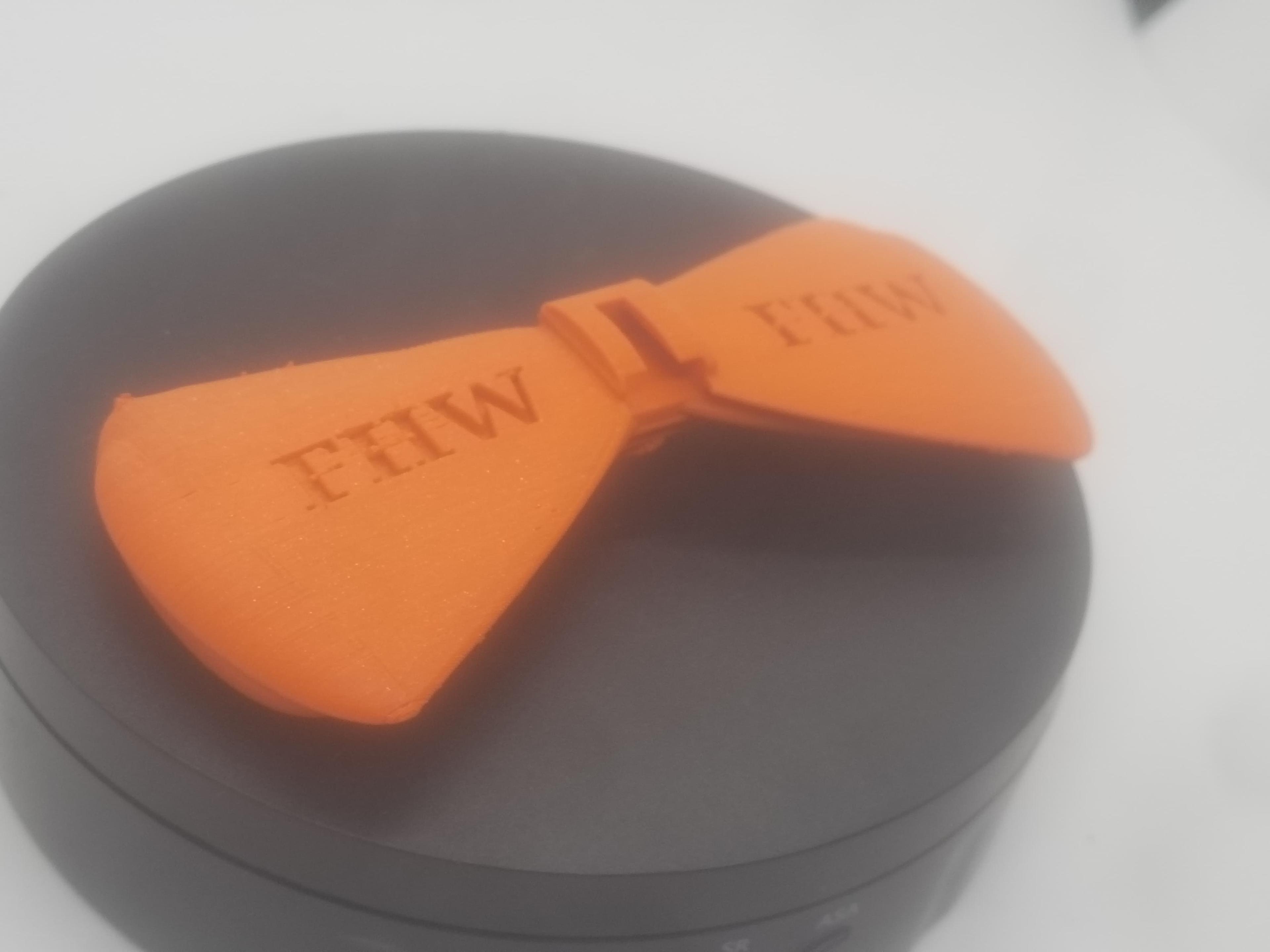 FHW: Bowtie bent v1. 3 spring 3d model