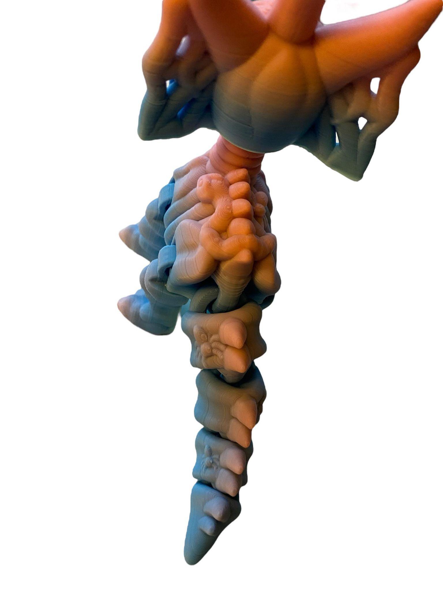 Standing Bone Dragon 3d model