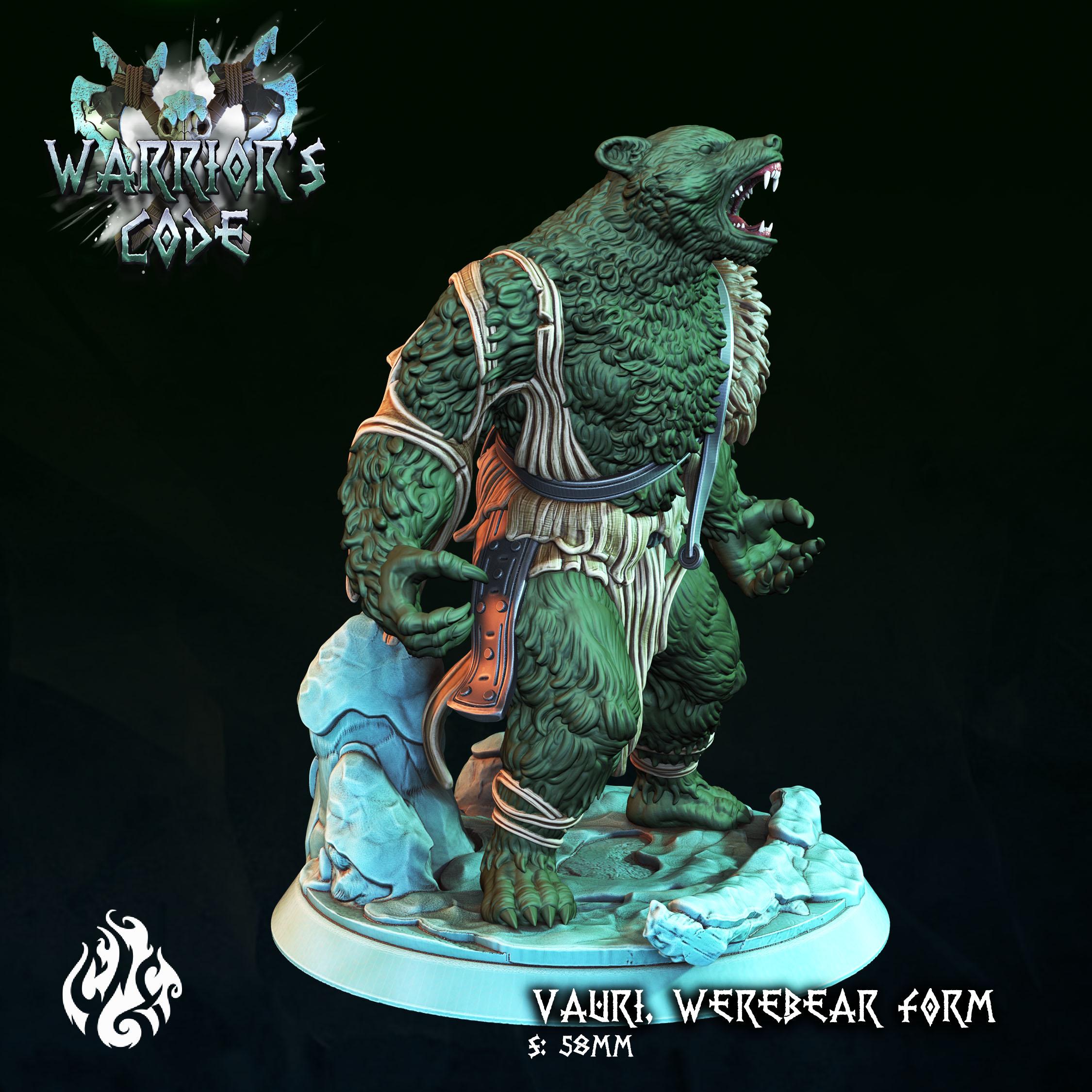 Vauri, Werebear form 3d model