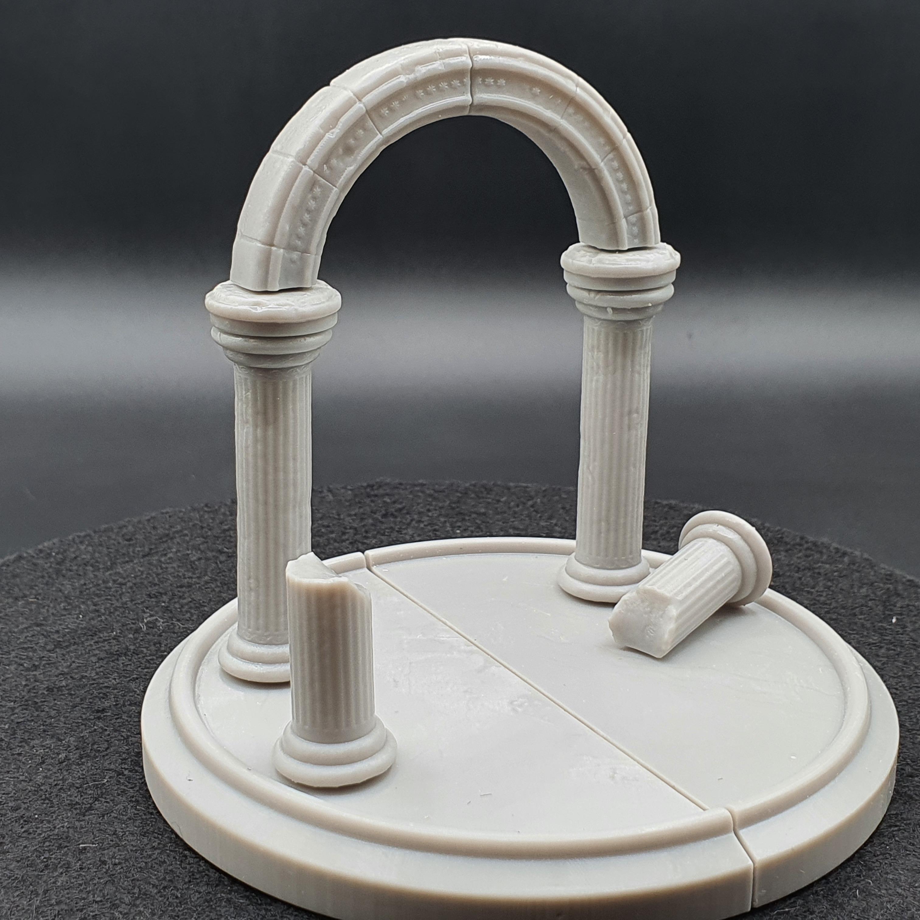 ROMAN ARCH PILLARS 3d model