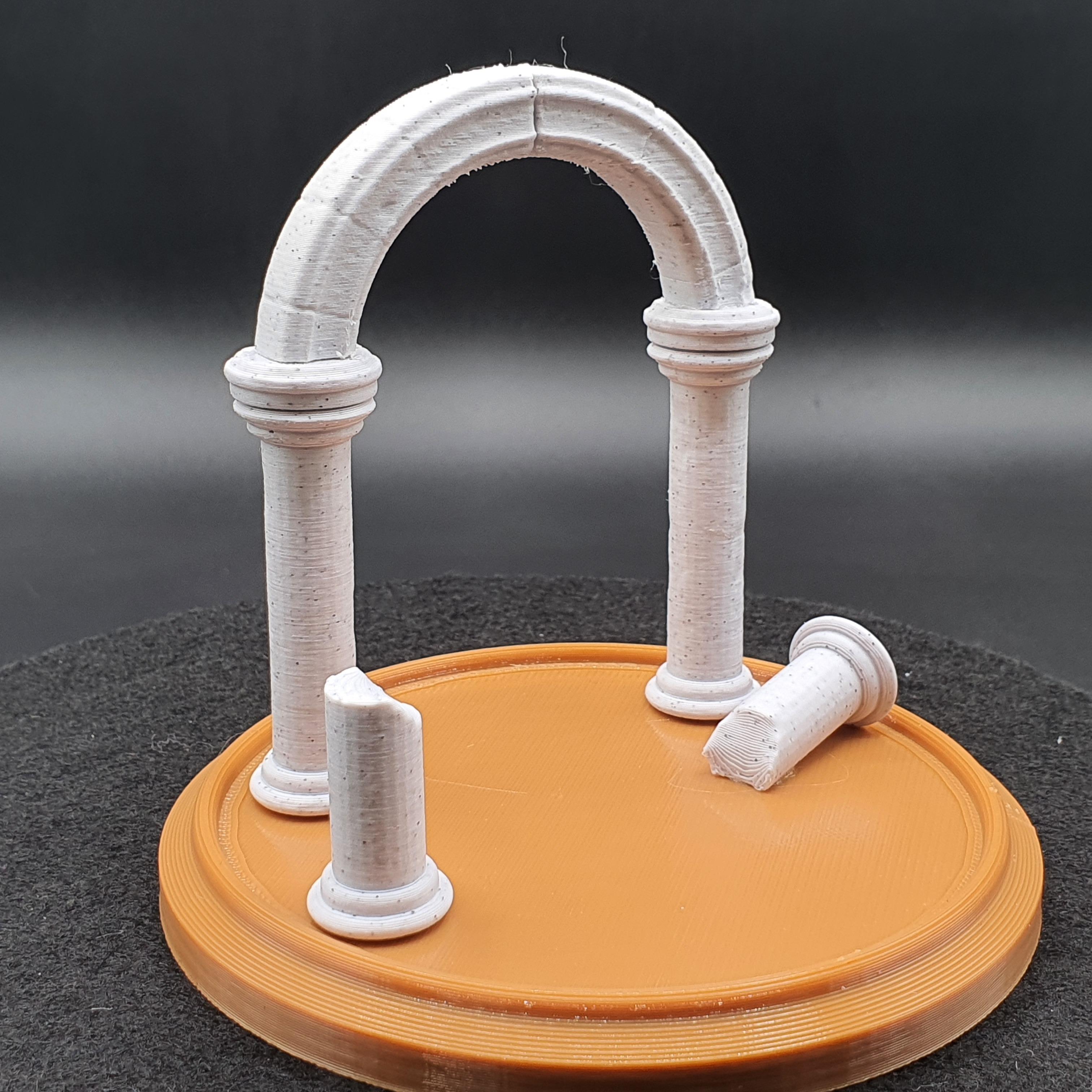 ROMAN ARCH PILLARS 3d model