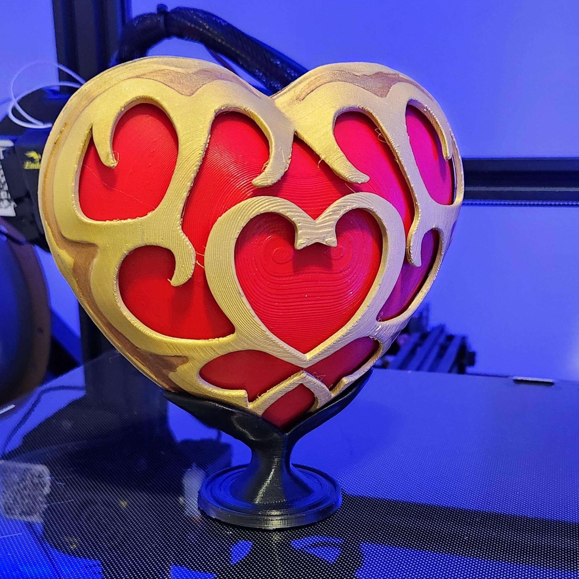 ZELDA HEART CONTAINER 3d model