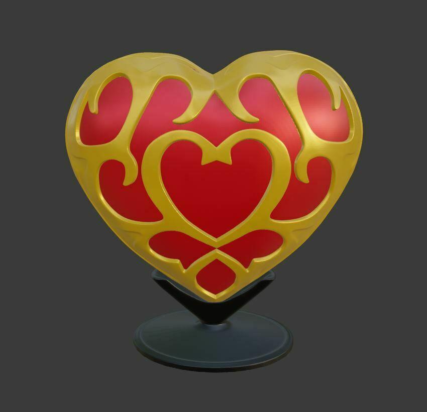 ZELDA HEART CONTAINER 3d model