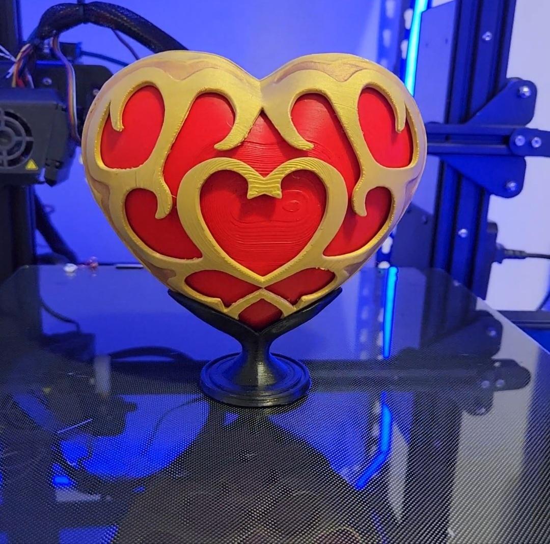 ZELDA HEART CONTAINER 3d model