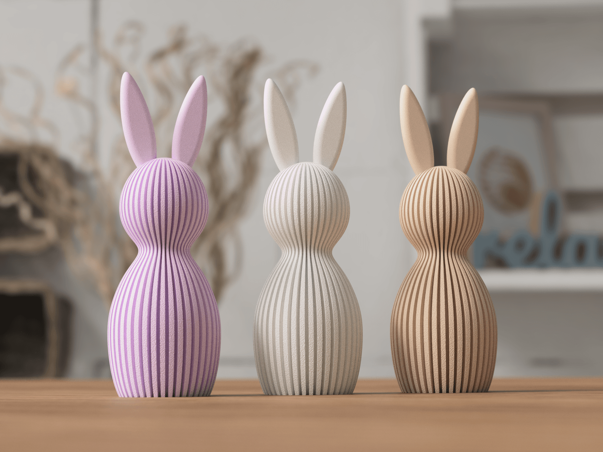 Bunnies 3d model