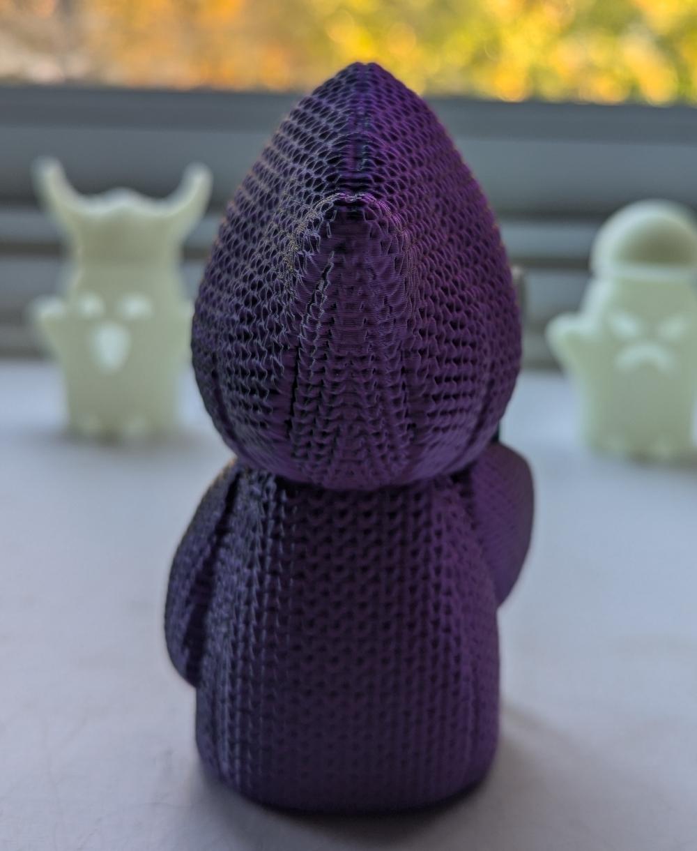 Knitted Grim Reaper Figurine / Candle Holder 3d model