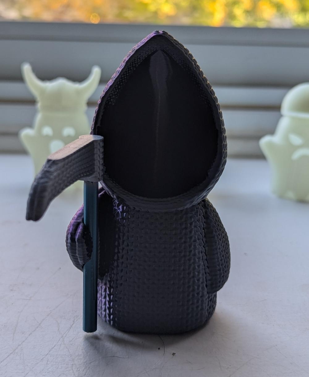 Knitted Grim Reaper Figurine / Candle Holder 3d model