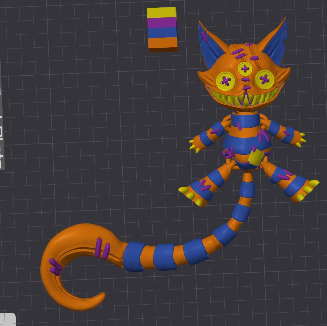 Stuffed Cat, April 2023 Exclusive 3d model