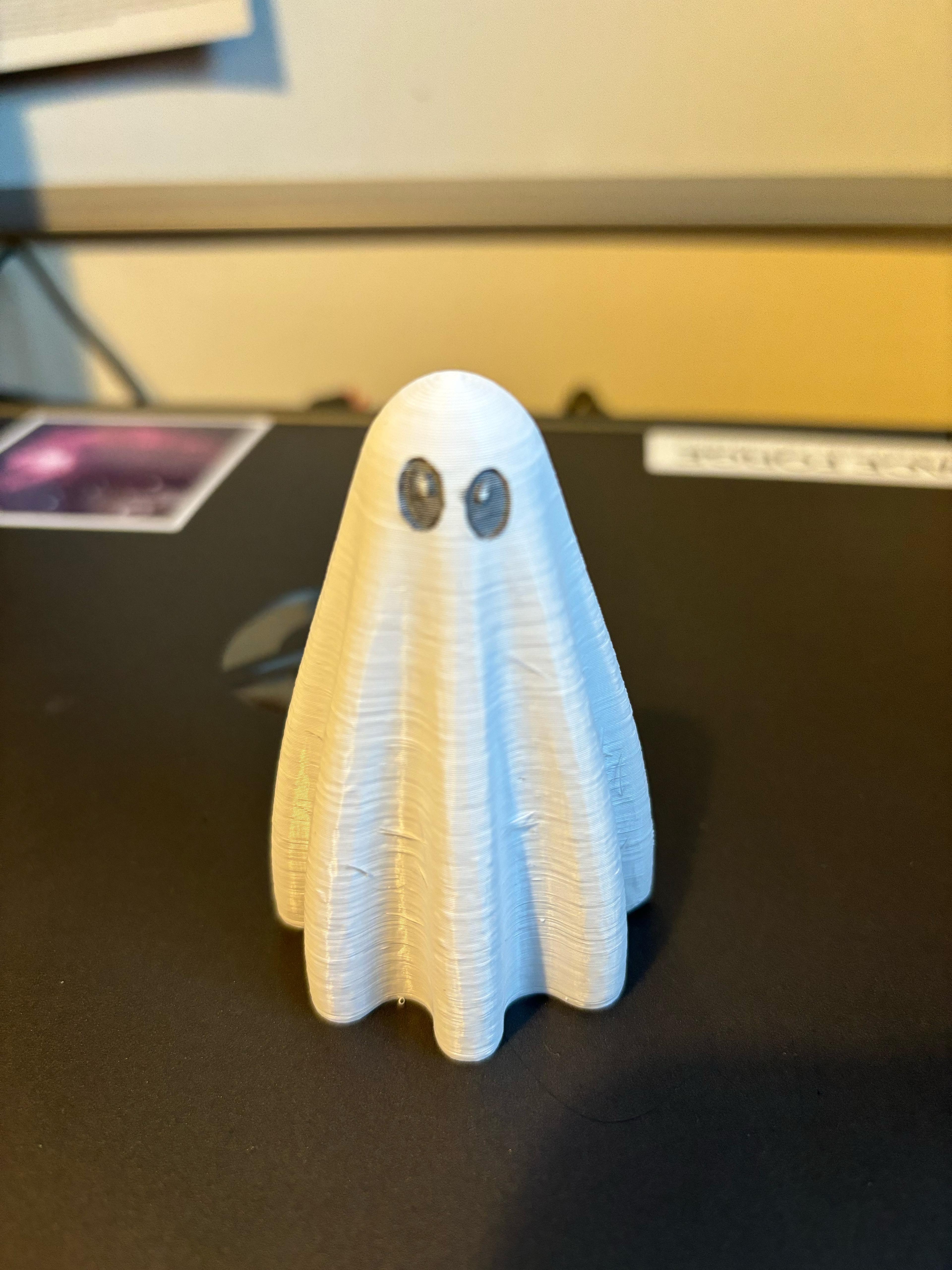 Nesting ghosts - single and multi colour print - I just made the small ghost for a project, but it came out great. - 3d model