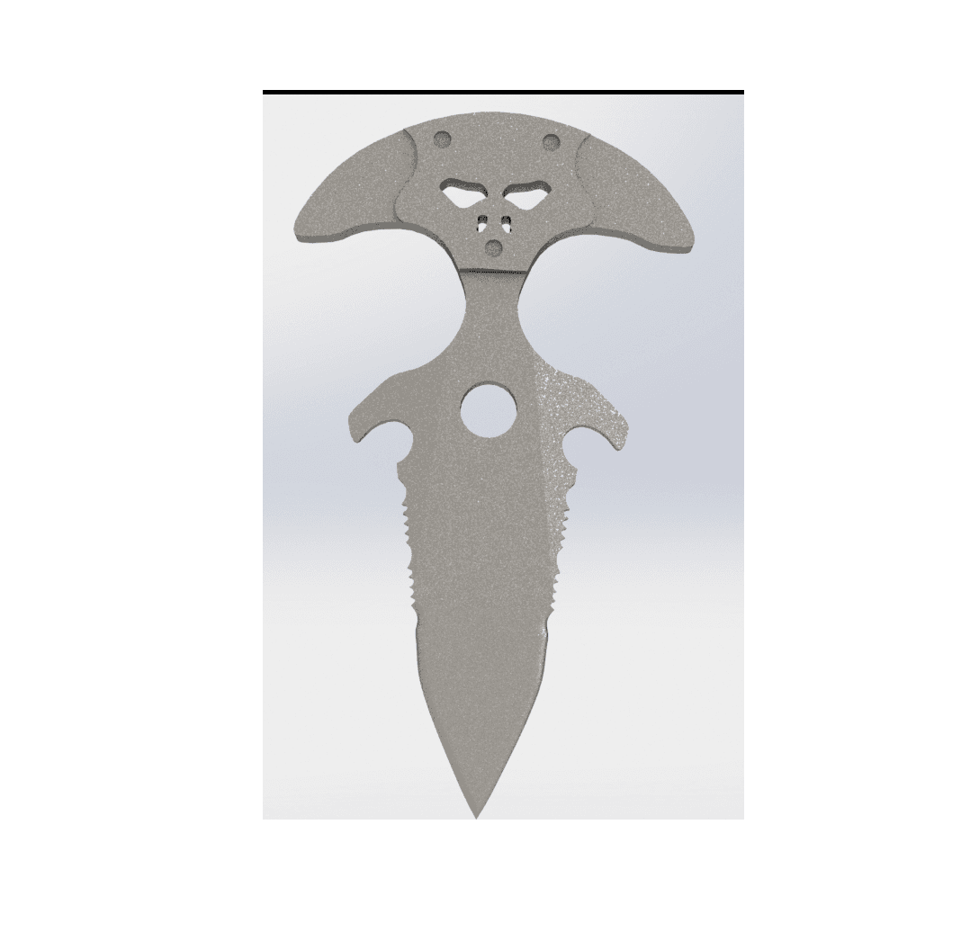 Push dagger 3d model