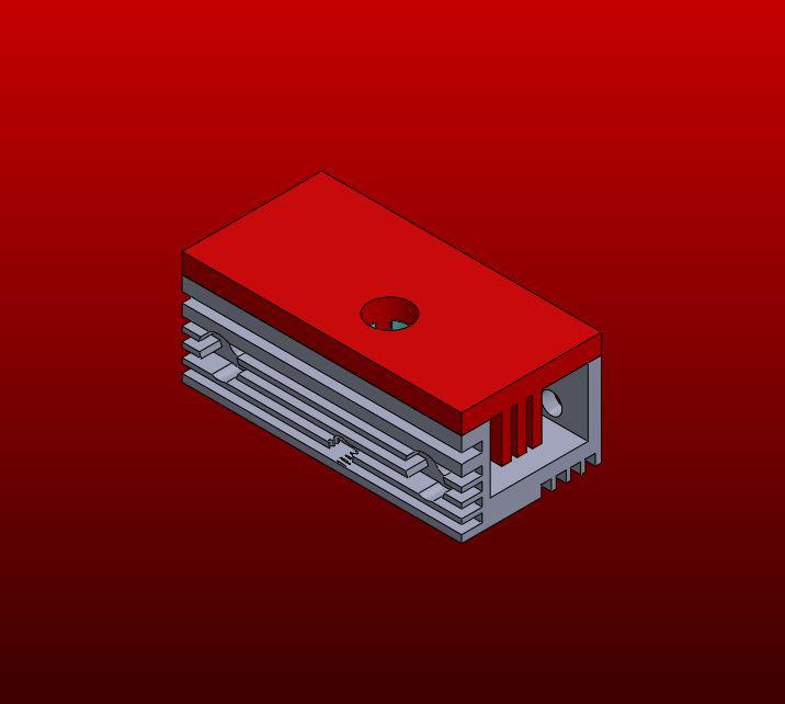 Counter plastic Sprite Heat Sink.STL 3d model