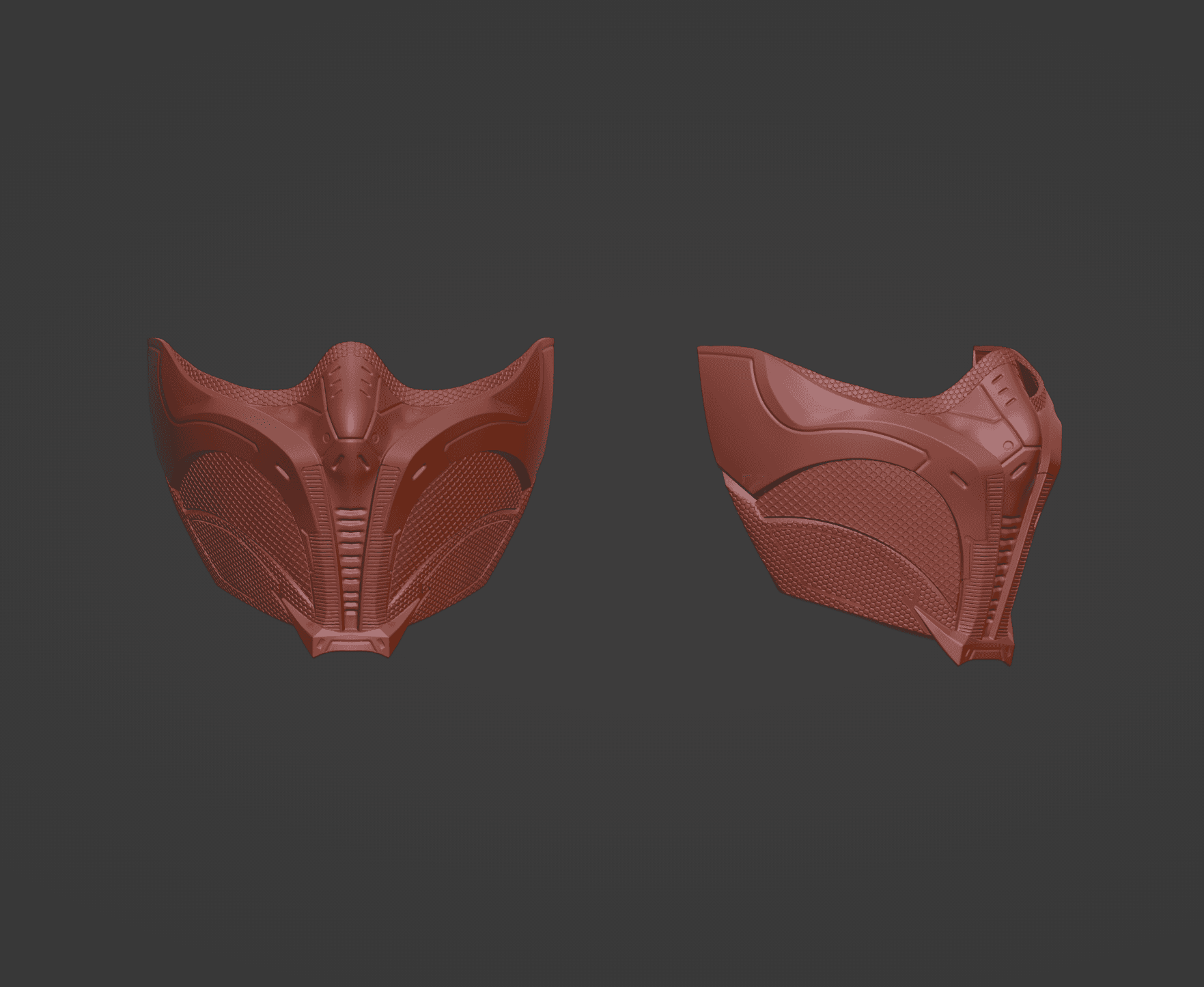 Reptile Mask MK1 Alternate  3d model