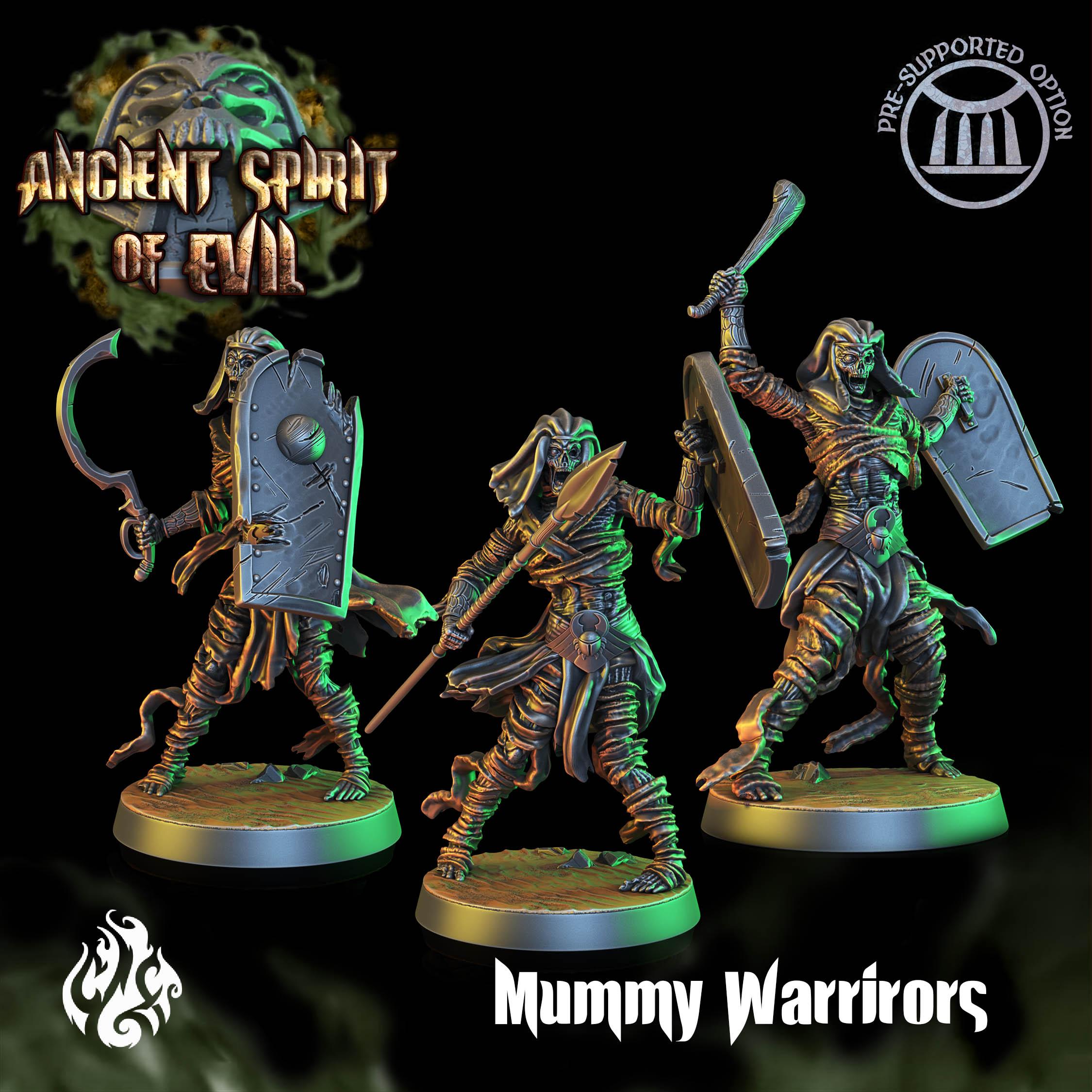 Mummy Warriors 3d model