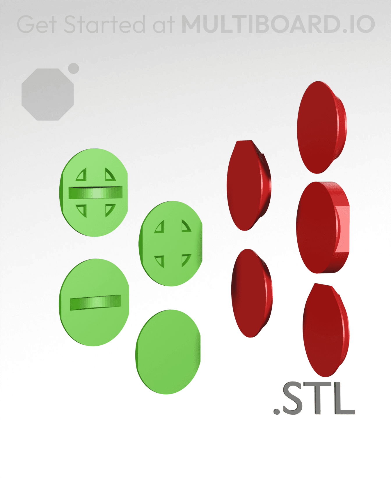 Multipoints - STL Remixing Files 3d model